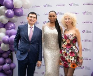 Dr Yan Katsnelson with Cynthia Bailey and Dr. Flora at Fibroid Fighters Event