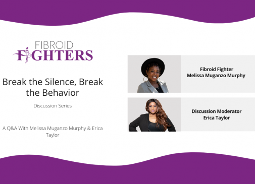 Melissa Muganzo Murphy speaks to Erica taylor Fibroid Fighter BTSBTB
