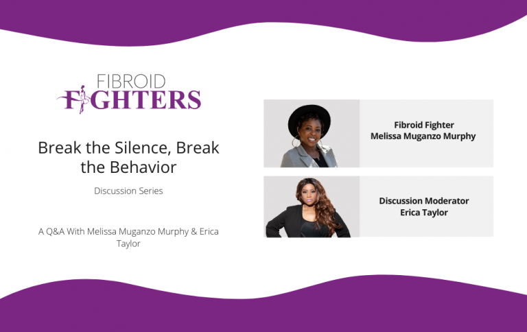 Melissa Muganzo Murphy speaks to Erica taylor Fibroid Fighter BTSBTB