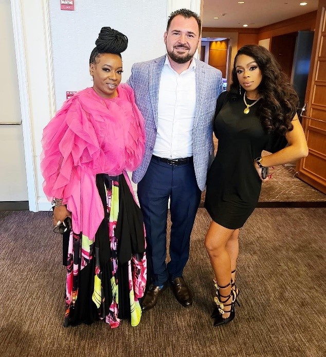 Fibroid Fighters Coach Ella and Shay Johnson Stand with USA Fibroid Centers Physician Liason, Anatoly Gnip