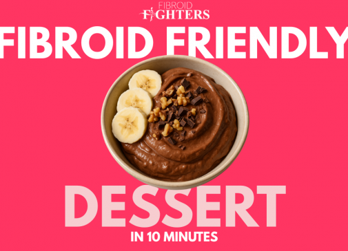 Fibroid-Friendly Dessert Walnut and Dark Chocolate Banana Nice Cream